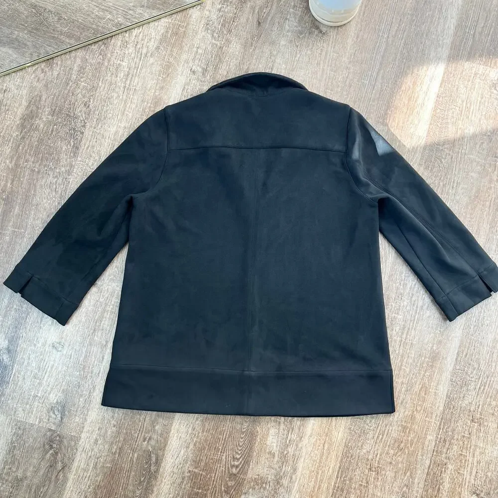 Tuckernuck Black Suede Margot Top